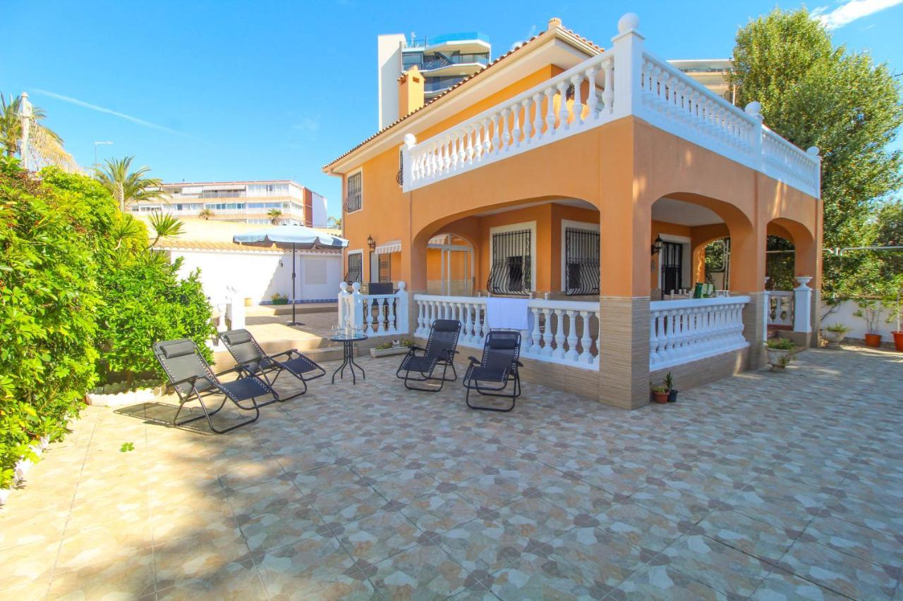 Great Villa, Sea Views, 20 Secs Walk To The Beach, Bbq, 9 People, 5 Mins Car From Alicante City Center, Sailing Club 3 Mins Walk Dış mekan fotoğraf